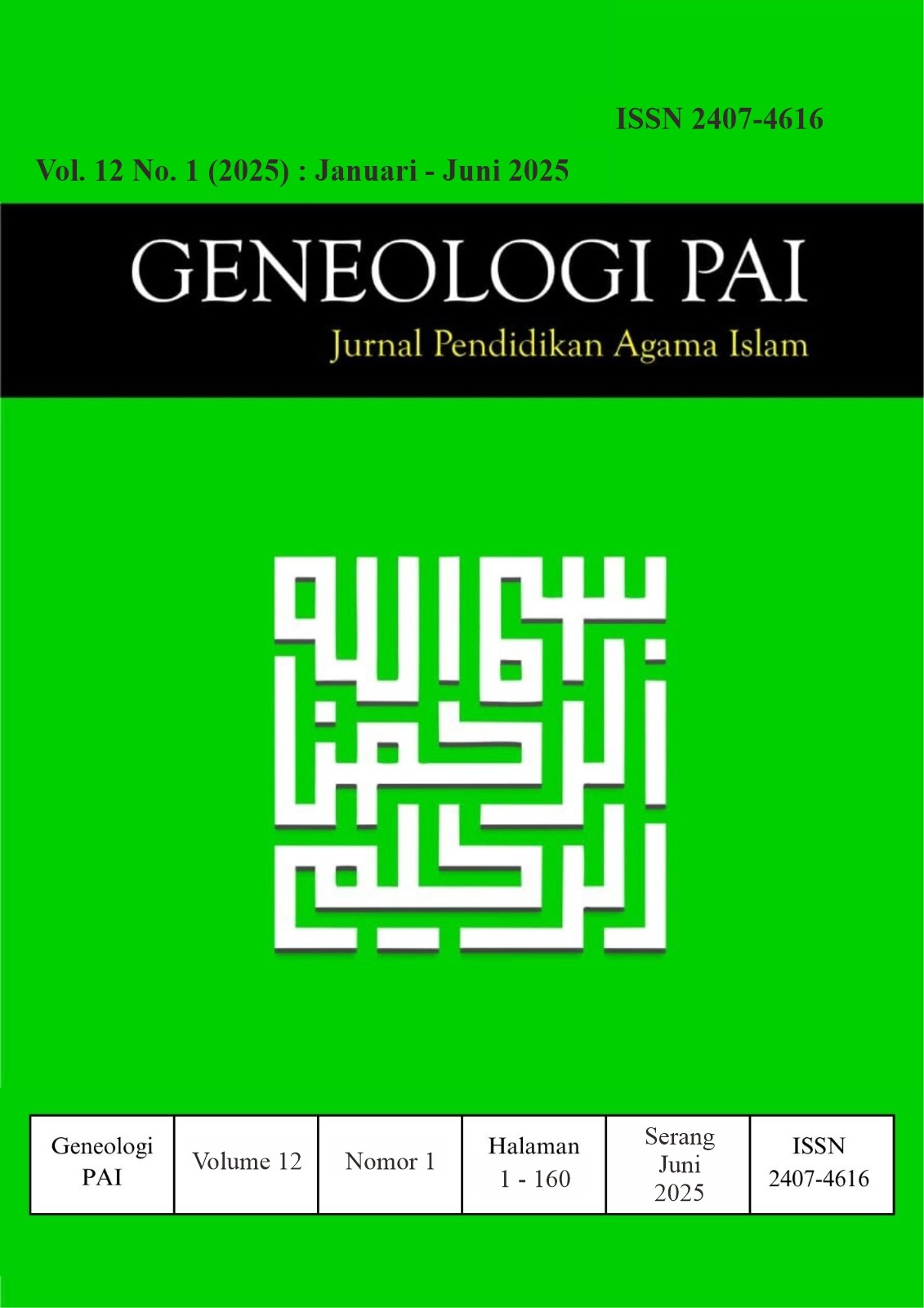 					View Vol. 12 No. 1 (2025): Juni 2025
				